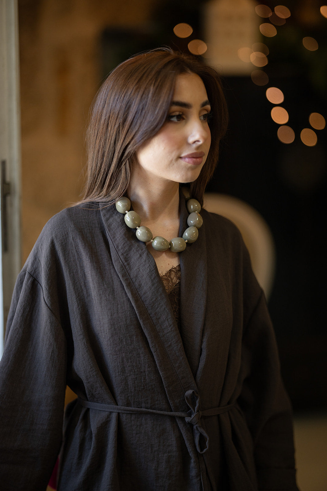 Colar Bubble Pistacho