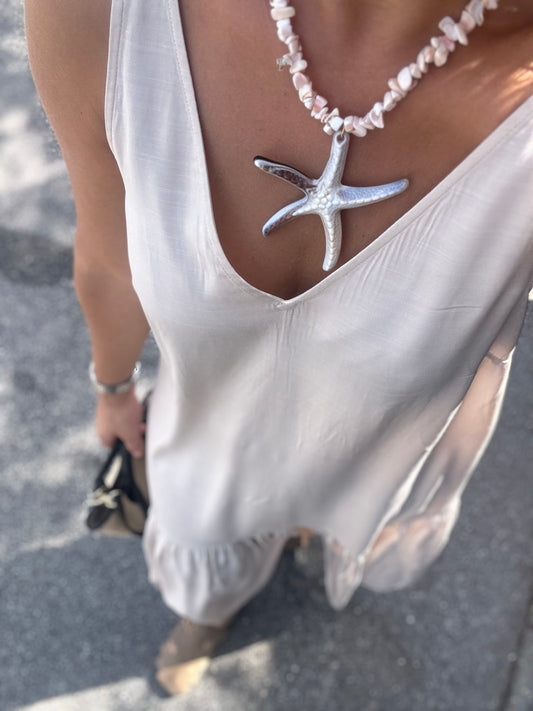 Colar White Star