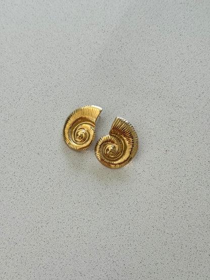 Brincos Caracol Marinho